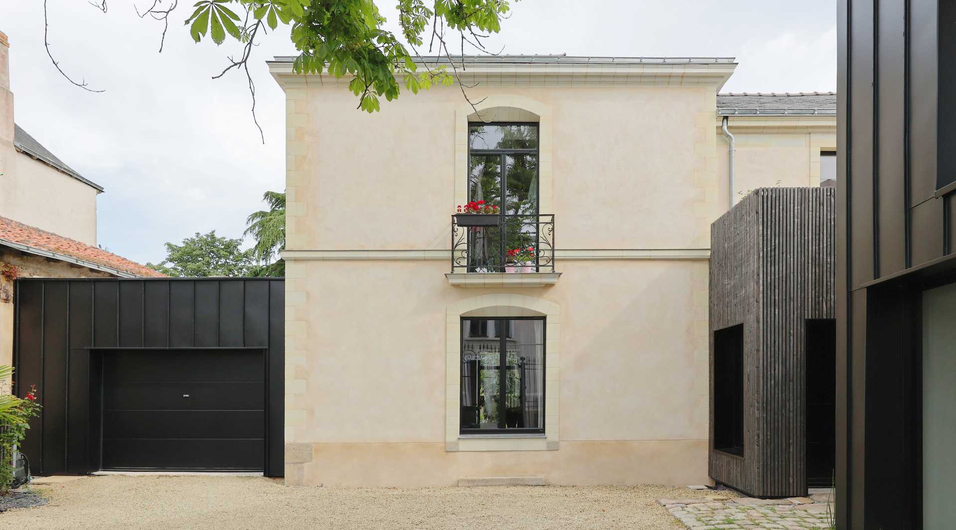 Extension d'une maison de ville réalisée par un architecte à Biarritz