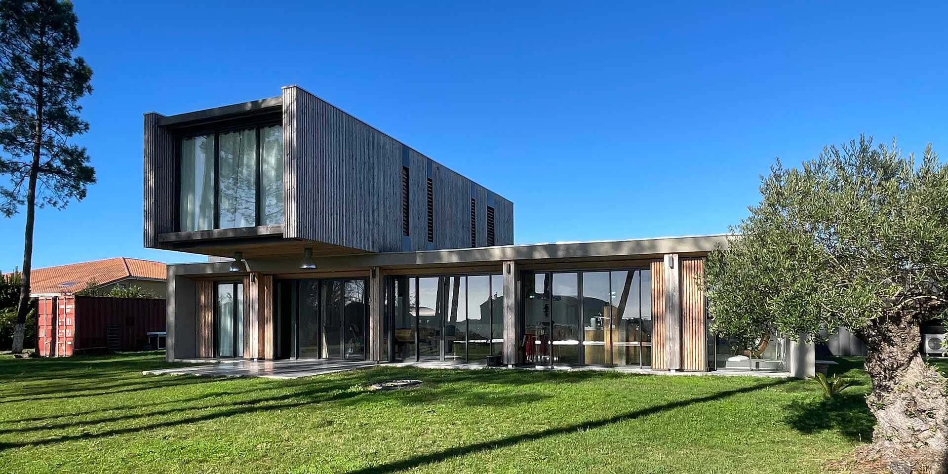 Construction d'une maison d'architecte dans le Pays-Basque